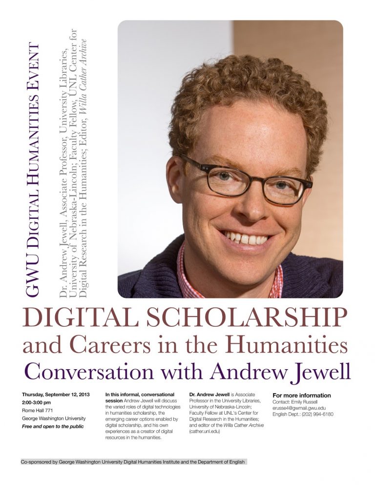 Digital Scholarship and Careers in the Humanities