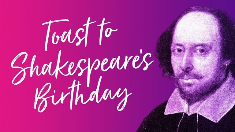 TODAY: Shakespeare’s Birthday! Starting 2pm at Gelman terrace