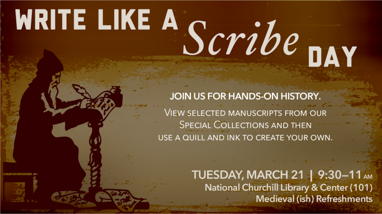 March 21 is Write Like a Scribe Day