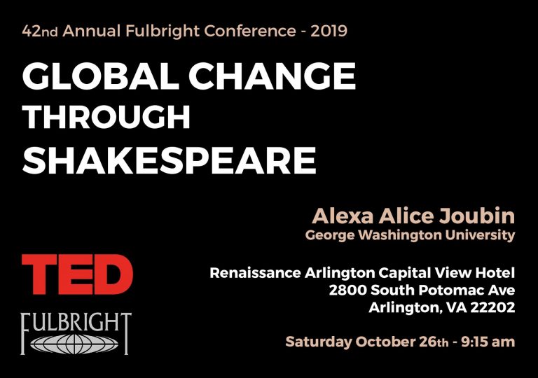 Alexa Alice Joubin to give a TED talk
